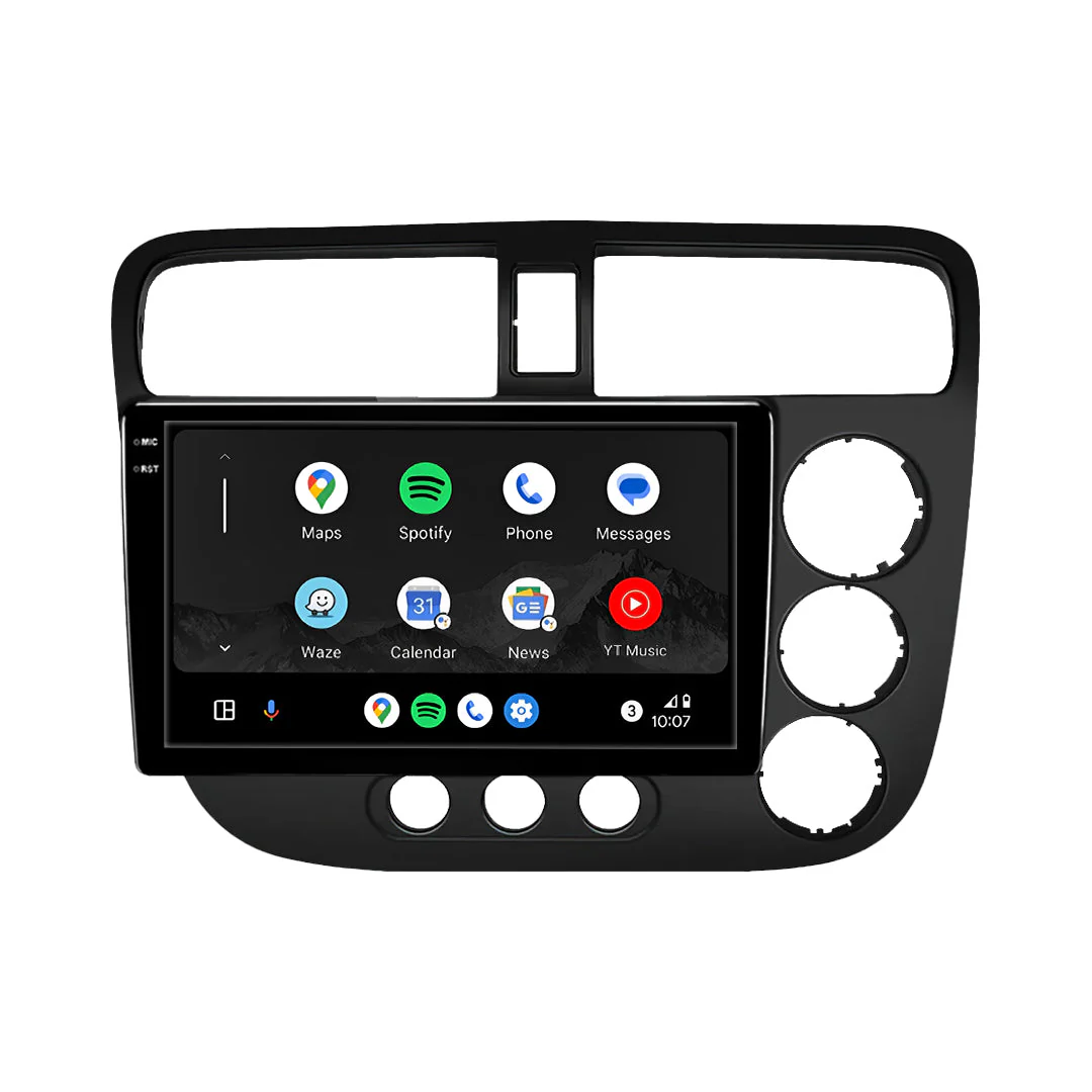 Honda Civic ES Sedan (2000 - 2005) 9" 13.3" Wireless Android 16 Car Stereo for Apple CarPlay / Android Auto - Image 2