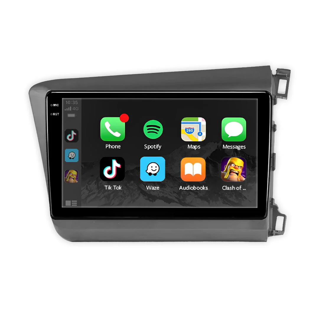 Honda Civic FB Sedan (2012 - 2015) 9" 13.3" Wireless Android 16 Car Stereo for Apple CarPlay / Android Auto - Image 2
