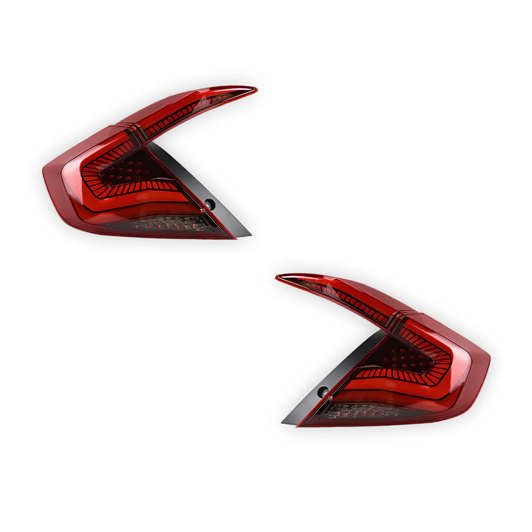 Honda Civic FC Sedan (2016 - 2018) Red Sequential LED Tail Lights LH + RH - Image 6