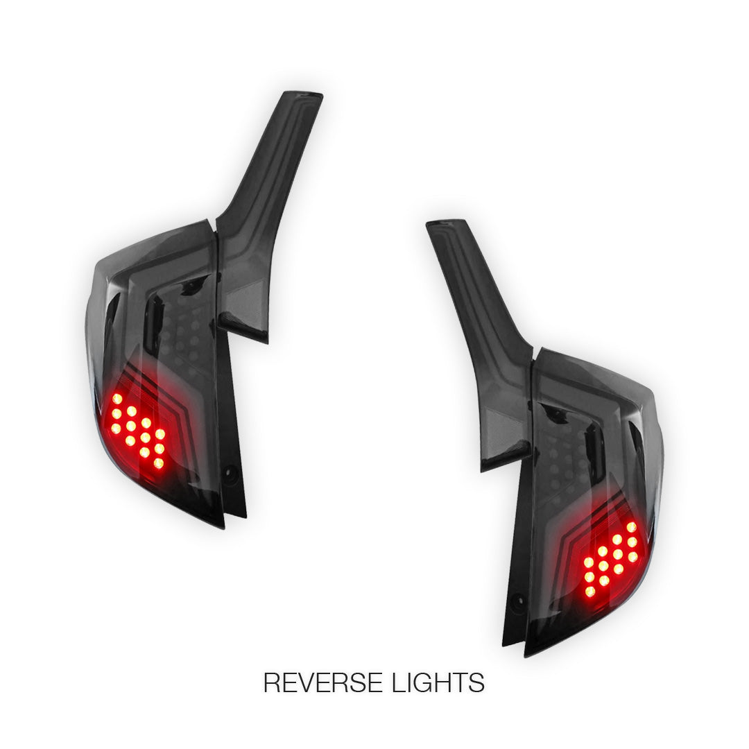 Honda Jazz GF / GK (2014 - 2018) Smoked Sequential LED Tail Lights LH + RH - Image 6