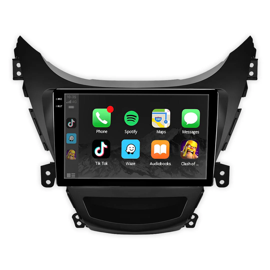 Hyundai Elantra MD (2012 - 2014) 9" Android Screen – Android 16, Wireless Apple CarPlay & Android Auto - Image 2