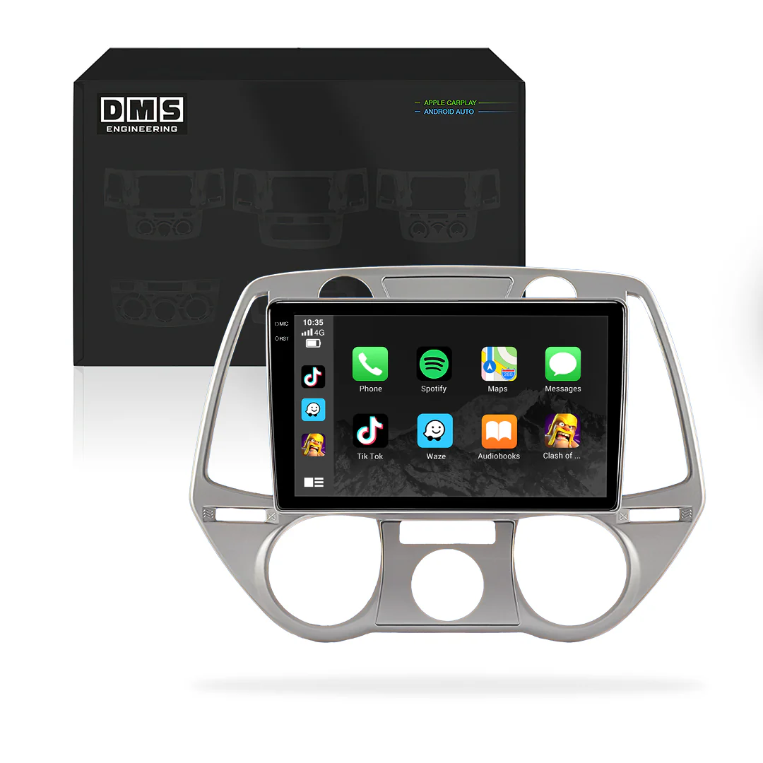 Hyundai i20 (2008 - 2012) 9" Wireless Android 15 Touchscreen Stereo for Apple CarPlay / Android Auto