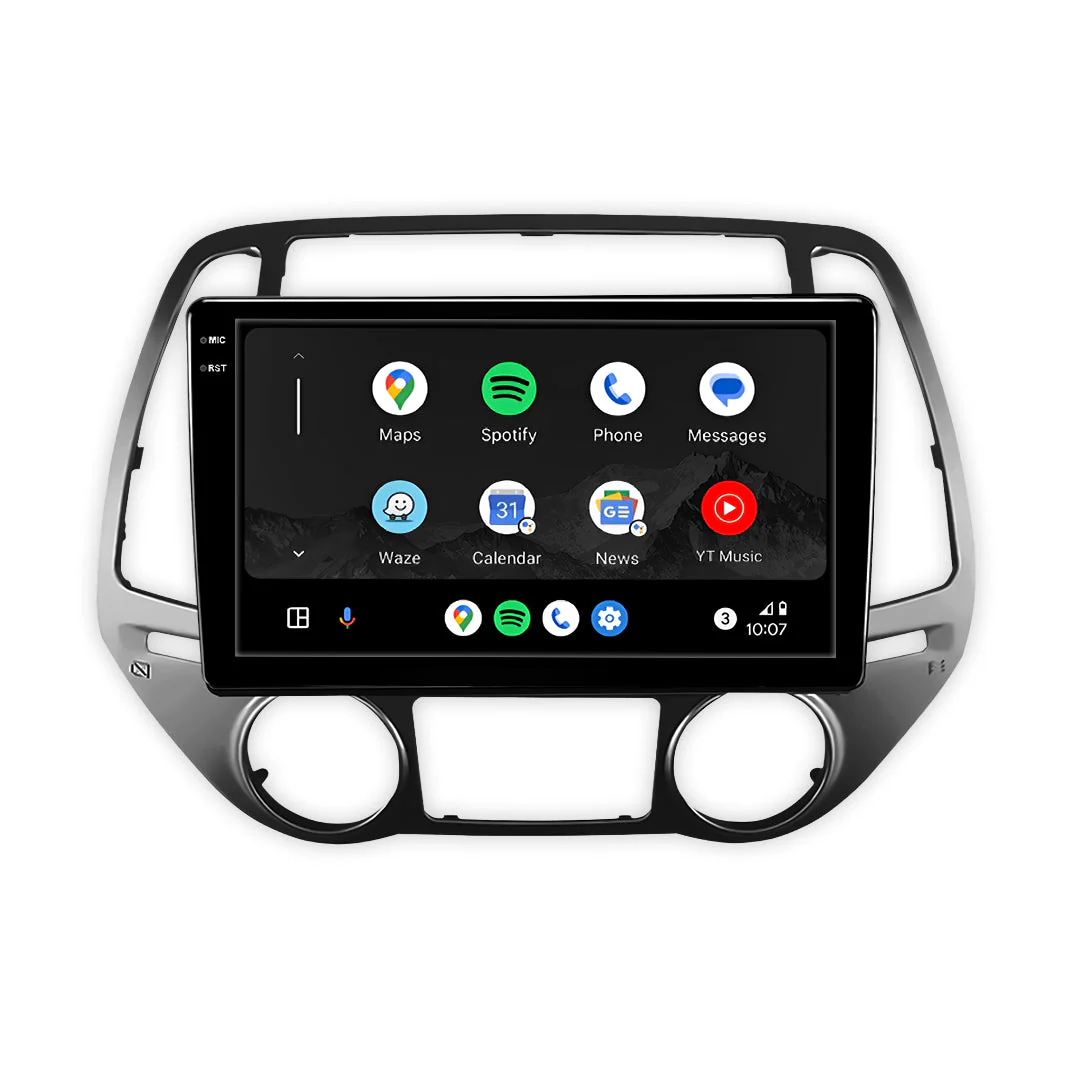 Hyundai i20 PB Series 2 (2012 - 2015) 9" 13.3" Wireless Android 16 Head Unit for Apple CarPlay / Android Auto - Image 3