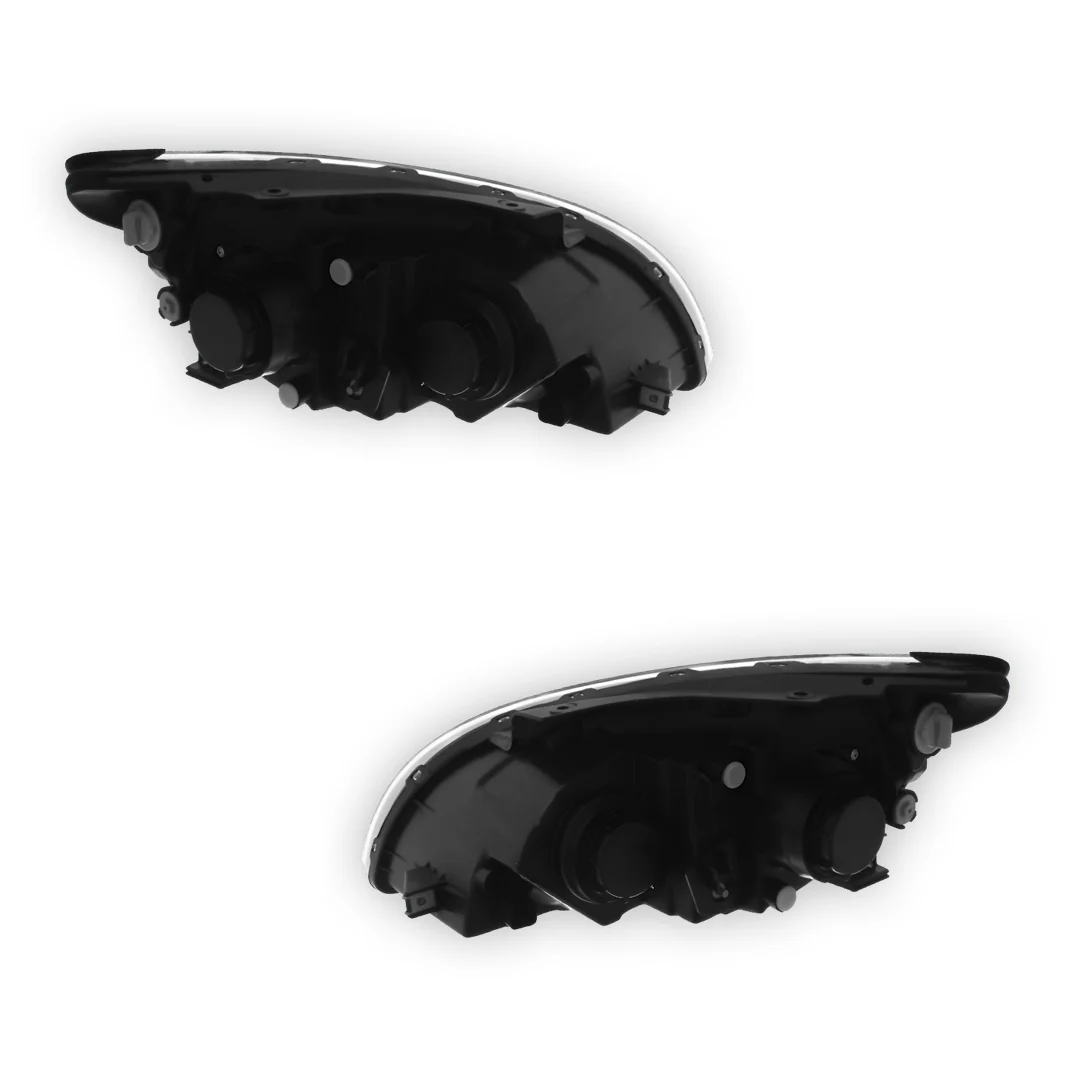 Hyundai i30 FD Black Headlights 2007 - 2012 OEM-Style Aftermarket Left & Right - Image 3