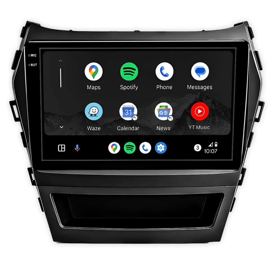Hyundai Santa Fe (2013 - 2021) Autoestéreo Android 9" Inalámbrico con CarPlay y Android Auto - Image 3