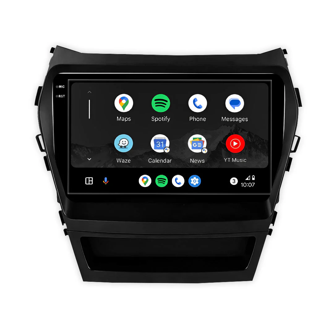 Hyundai Santa Fe DM (2013 - 2018) 9" 13.3" Wireless Android 16 Head Unit for Apple CarPlay / Android Auto Large Factory Screen - Image 3