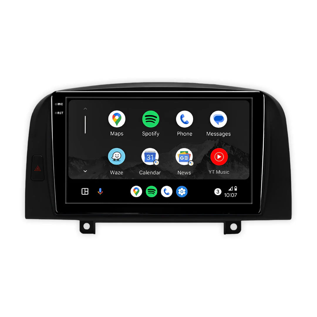 Hyundai Sonata NF (2006 - 2008) 9" 13.3" Android Screen – Android 16, Wireless Apple CarPlay & Android Auto - Image 3