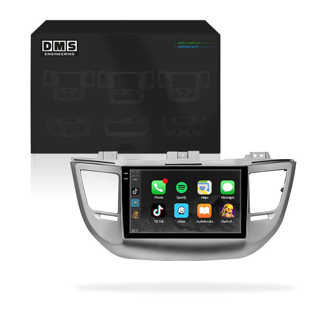 Hyundai Tucson (2016 - 2023) Autoestéreo Android 9" Inalámbrico con CarPlay y Android Auto