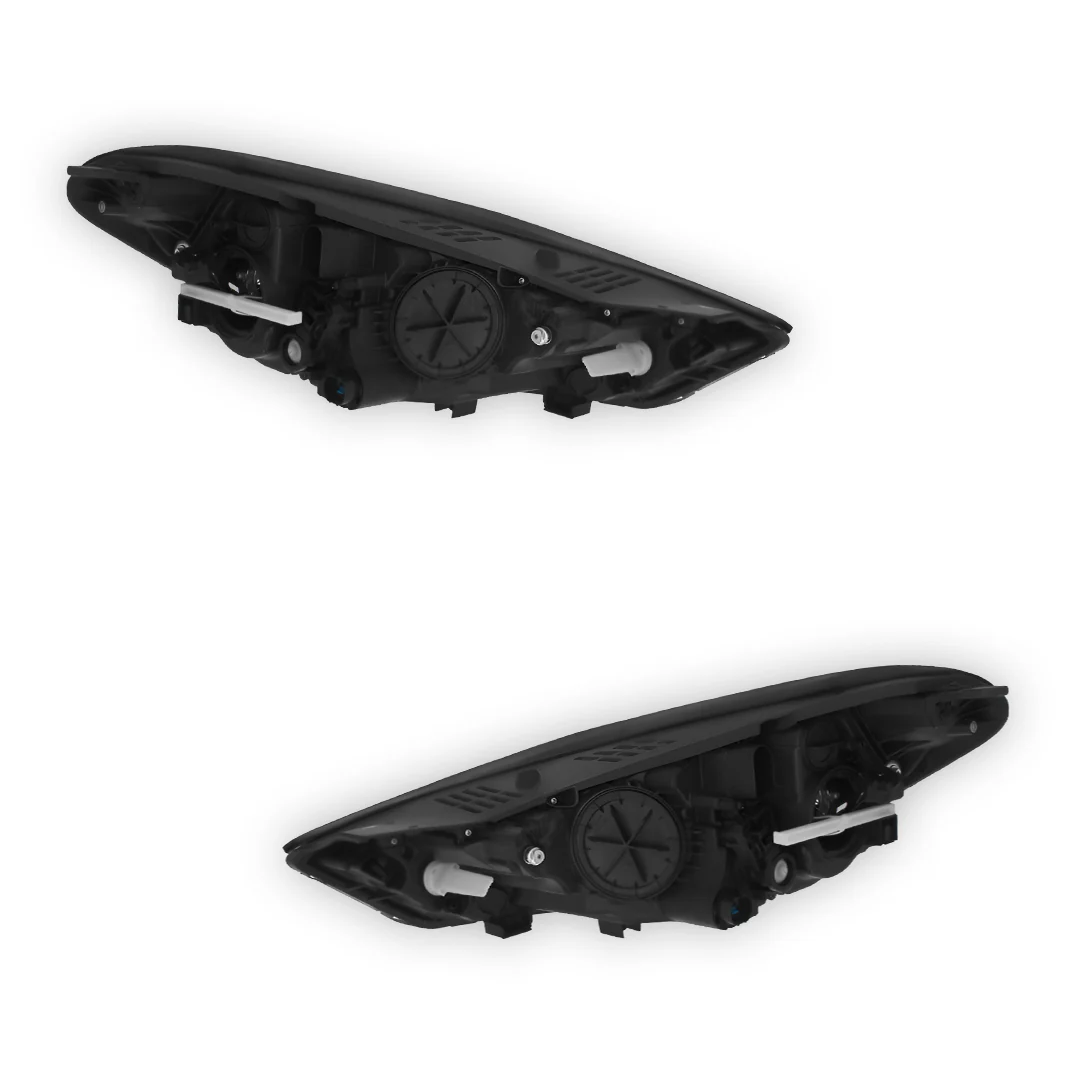 Hyundai Tucson Black Headlights 2015 - 2018 OEM-Style Aftermarket Left & Right - Image 3