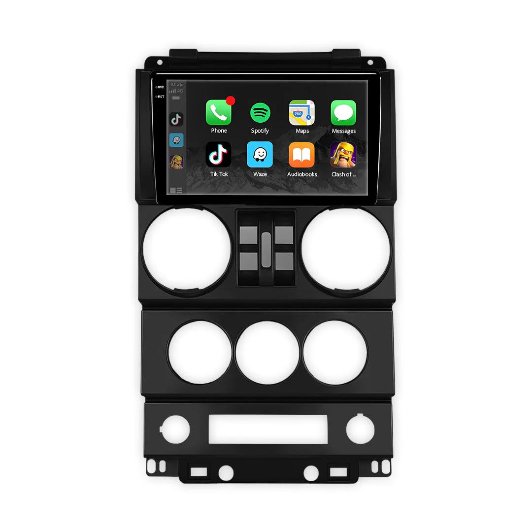 Jeep Wrangler JK 4-Door (2007 - 2010) 9" 13.3" Wireless Android 16 Head Unit for Apple CarPlay / Android Auto - Image 2