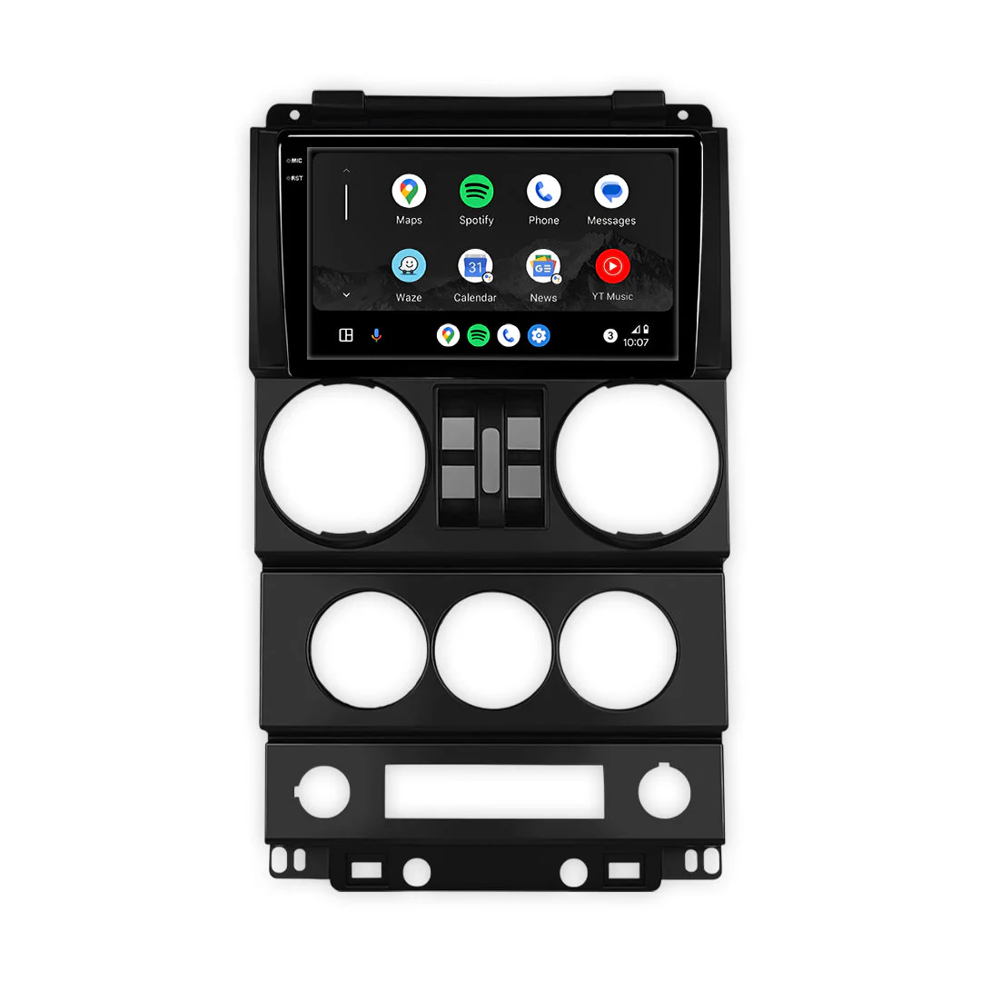 Jeep Wrangler JK 4-Door (2007 - 2010) 9" 13.3" Wireless Android 16 Head Unit for Apple CarPlay / Android Auto - Image 3