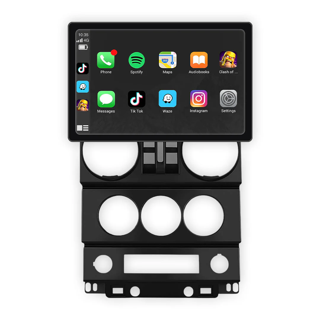 Jeep Wrangler JK 4-Door (2007 - 2010) 9" 13.3" Wireless Android 16 Head Unit for Apple CarPlay / Android Auto - Image 5