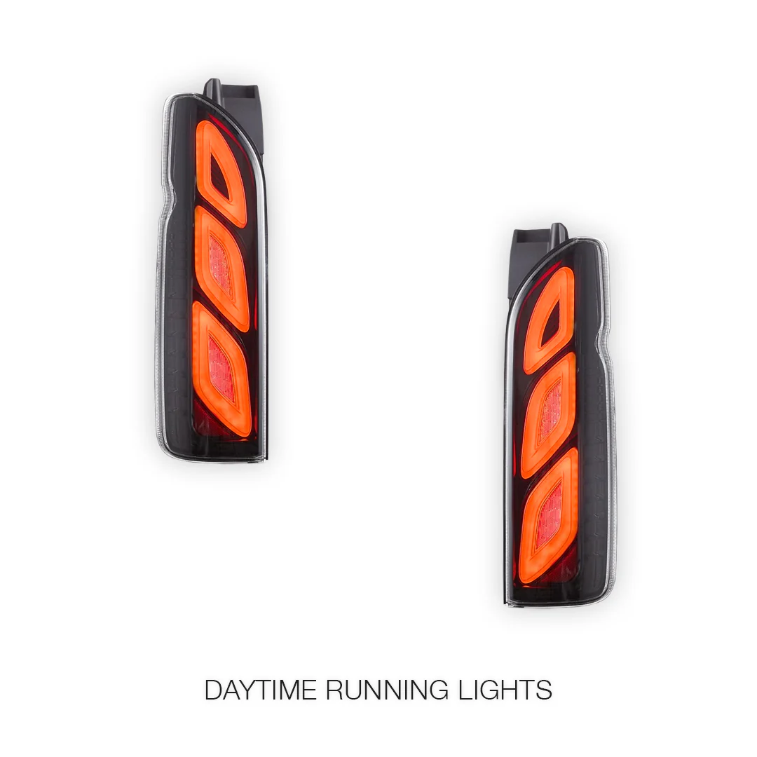 Toyota HiAce H200 (2005 - 2018) LED Tail Lights LH + RH - Image 2