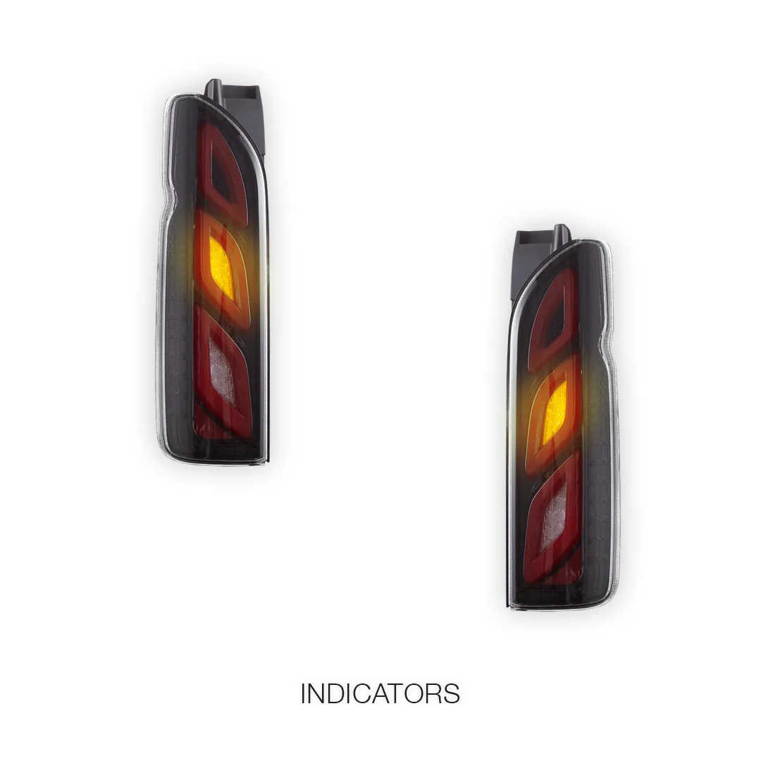 Toyota HiAce H200 (2005 - 2018) LED Tail Lights LH + RH - Image 4