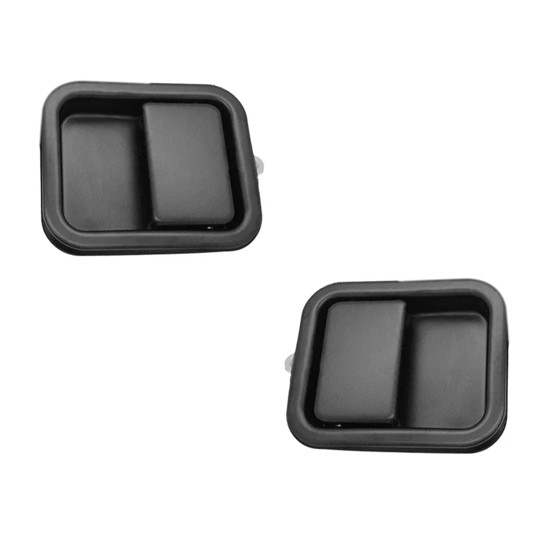 Jeep Wrangler YJ / TJ (1987 - 2007) Black Outer Door Handles LH + RH - Image 2