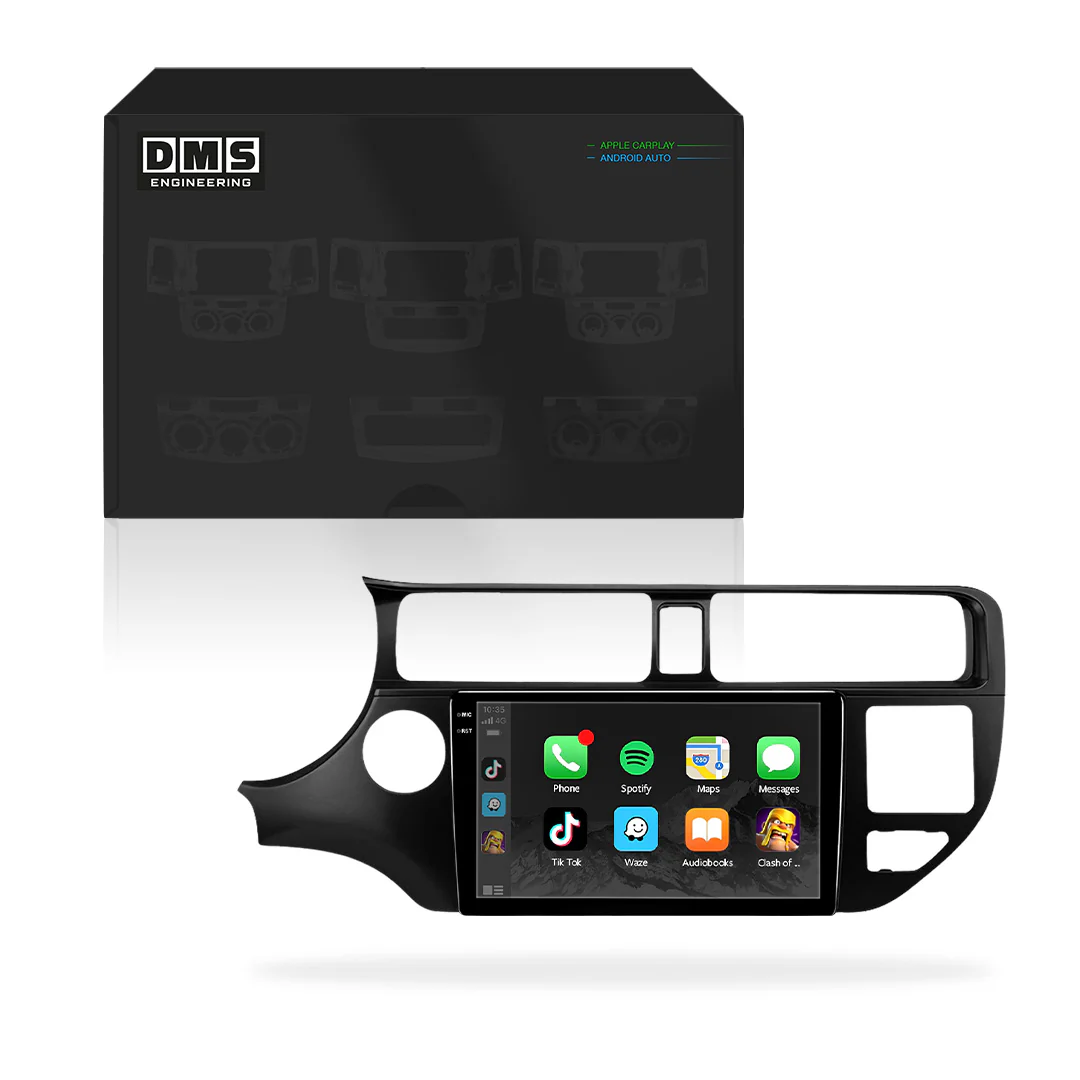 Kia Rio UB (2012 - 2014) 9" 13.3" Android Screen – Android 16, Wireless Apple CarPlay & Android Auto Horizontal Hazard Light Button