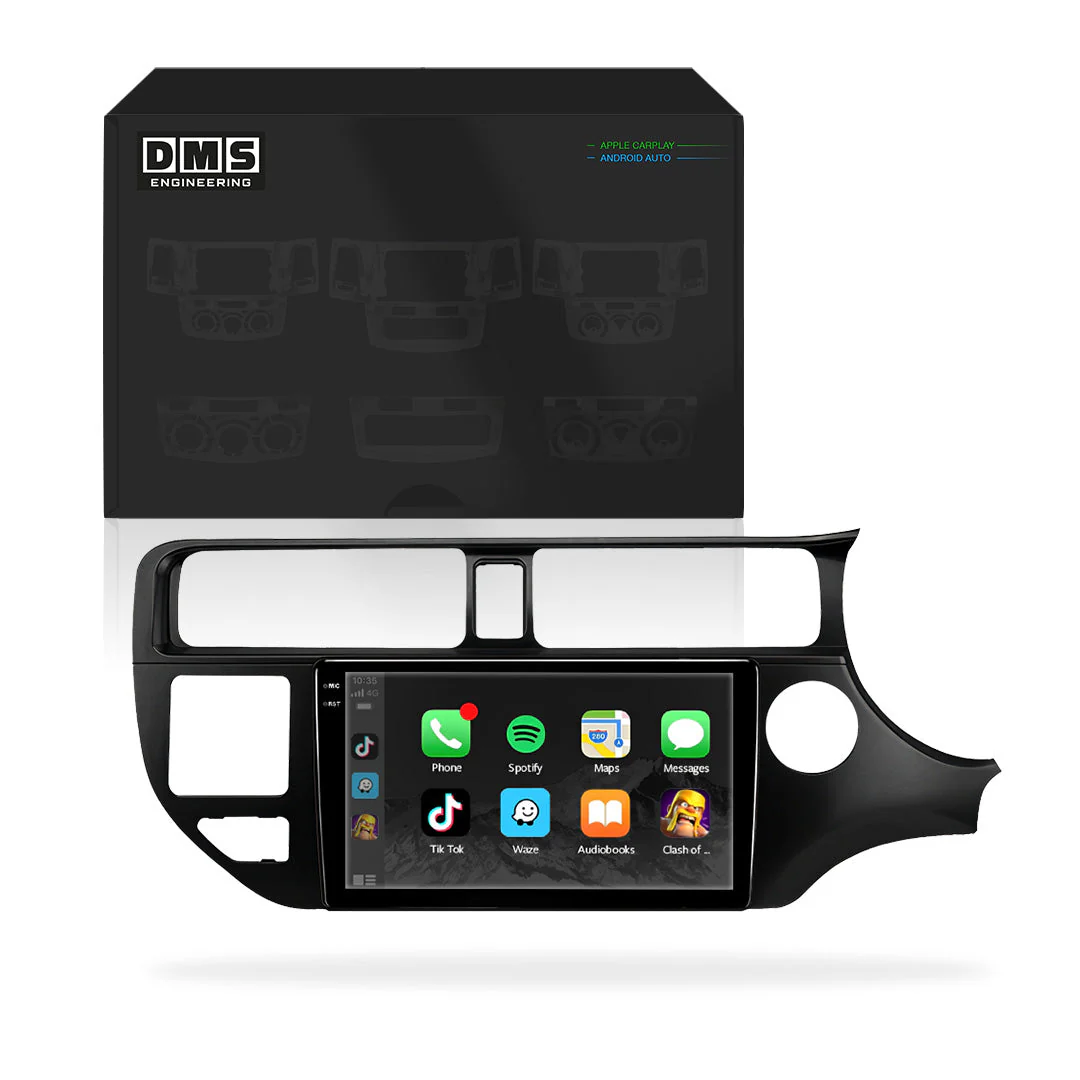 Kia Rio UB (2012 - 2014) 9" 13.3" Wireless Android 16 Android Player for Apple CarPlay / Android Auto Horizontal Hazard Light Button