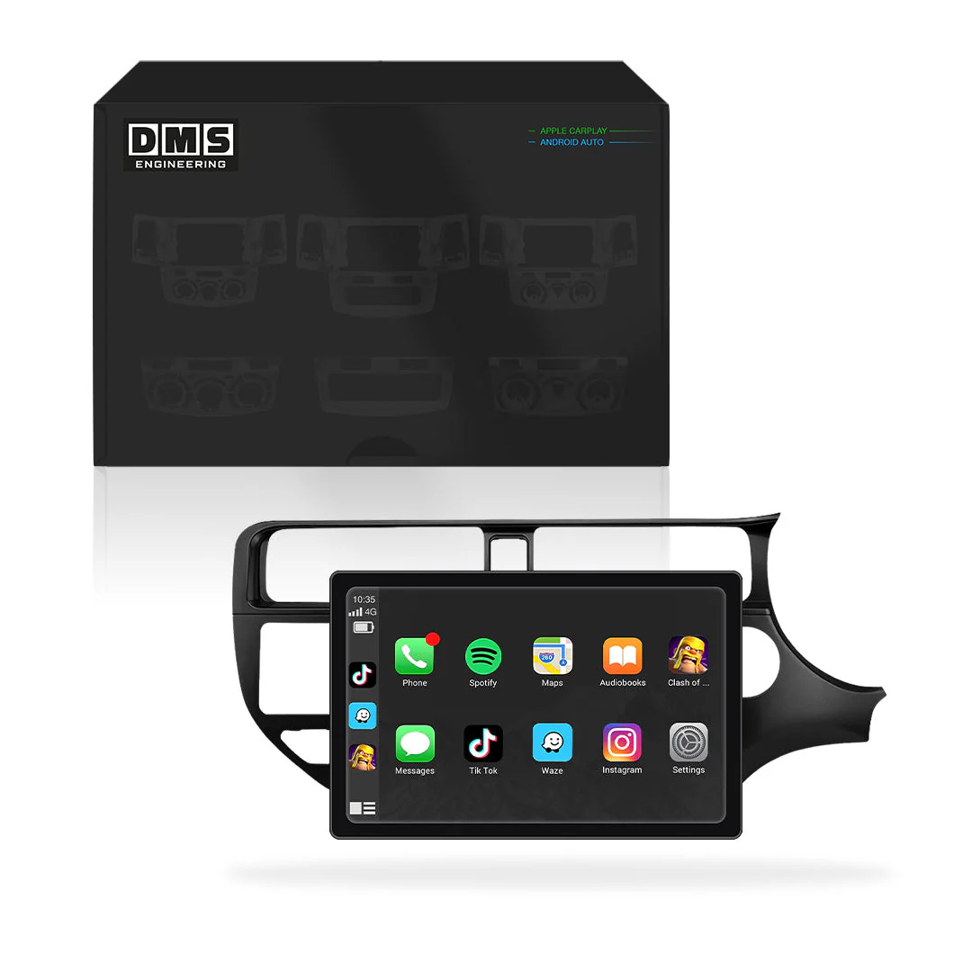 Kia Rio UB (2012 - 2014) 9" 13.3" Wireless Android 16 Android Player for Apple CarPlay / Android Auto Horizontal Hazard Light Button - Image 4