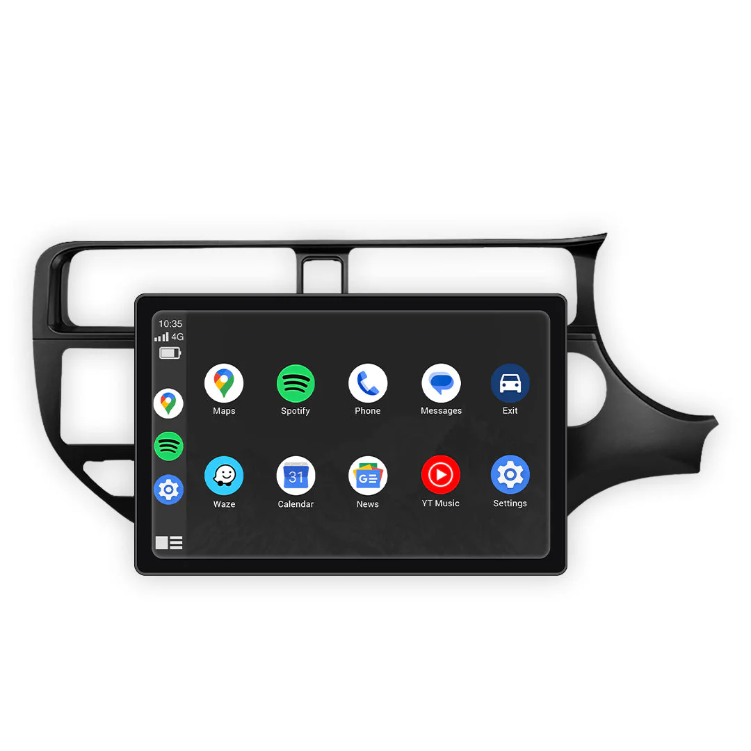 Kia Rio UB (2012 - 2014) 9" 13.3" Wireless Android 16 Android Player for Apple CarPlay / Android Auto Horizontal Hazard Light Button - Image 6
