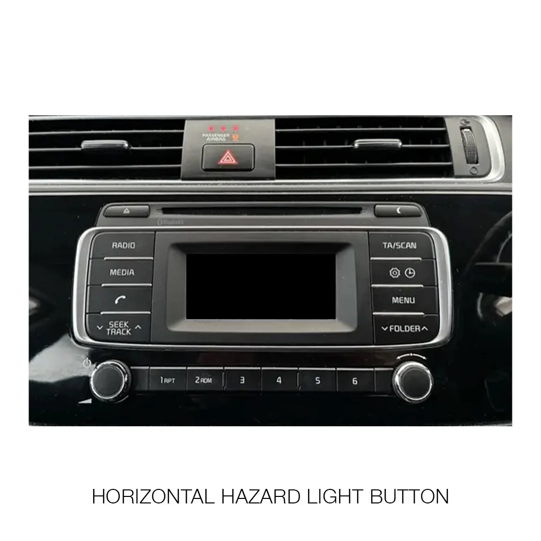 Kia Rio UB (2012 - 2014) 9" 13.3" Wireless Android 16 Android Player for Apple CarPlay / Android Auto Horizontal Hazard Light Button - Image 7