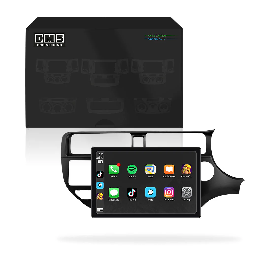 Kia Rio UB (2012 - 2014) 9" 13.3" Wireless Android 16 Head Unit for Apple CarPlay / Android Auto Vertical Hazard Light Button - Image 4