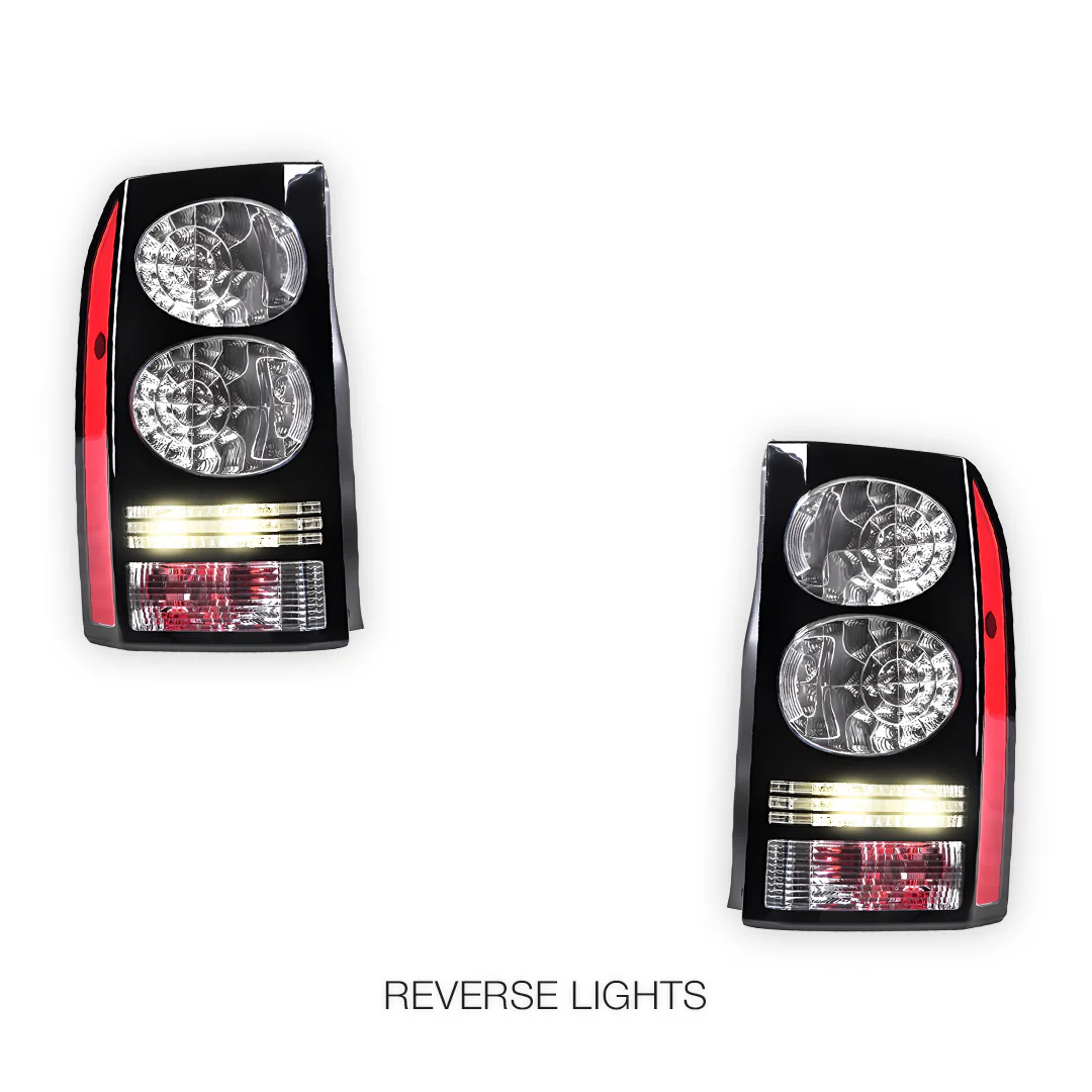 Land Rover Discovery III / IV L319 (2005 - 2016) Black Update LED Tail Lights LH + RH - Image 6
