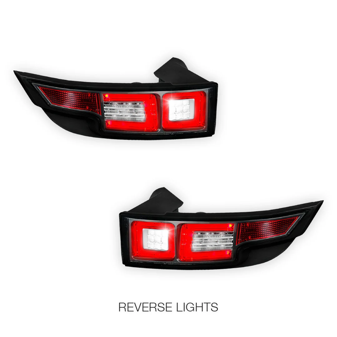 Land Rover Range Rover Evoque L538 (2011 - 2015) Black Full LED Tail Lights LH + RH - Image 6
