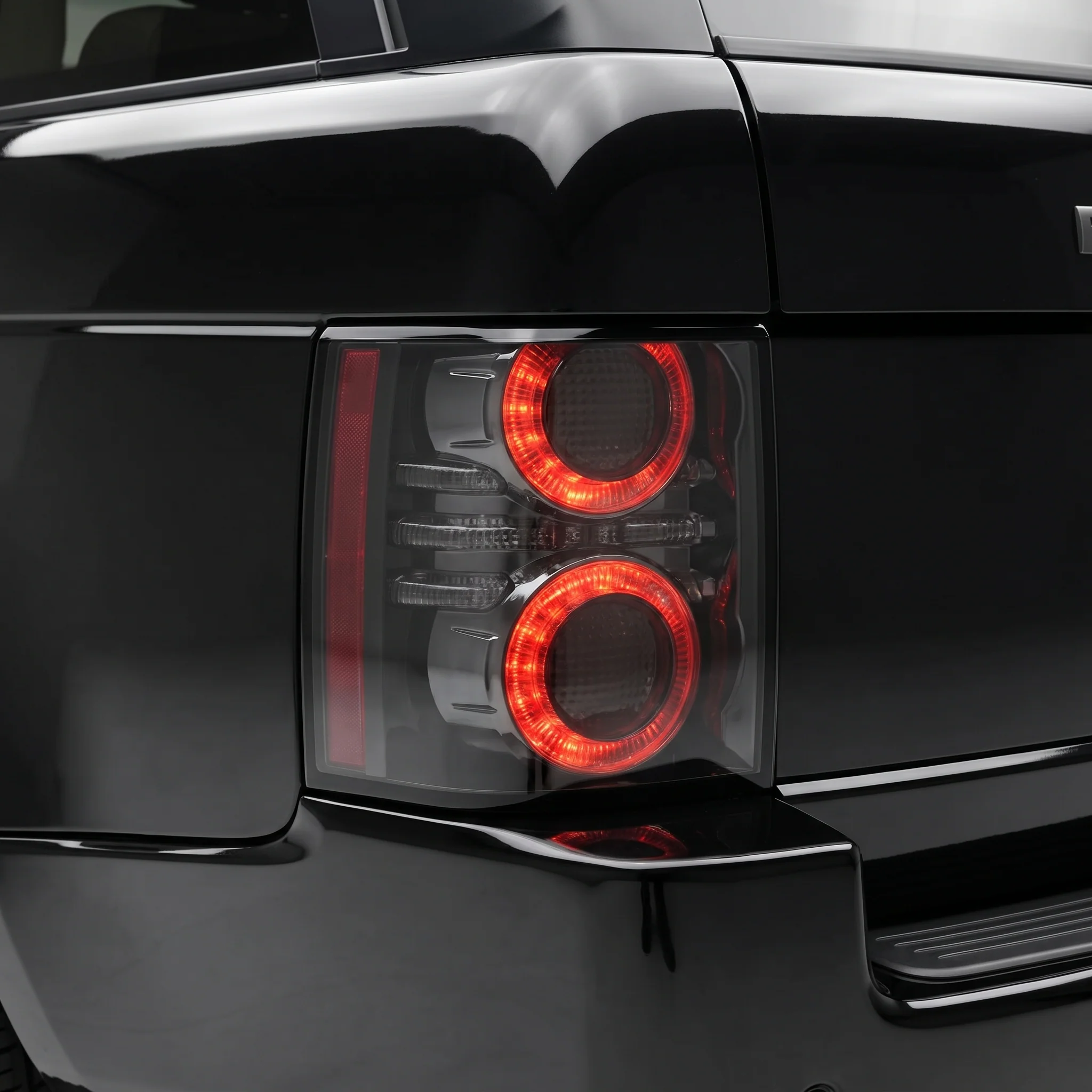 Land Rover Range Rover L322 (2007 - 2012) Black LED Tail Lights LH + RH - Image 2