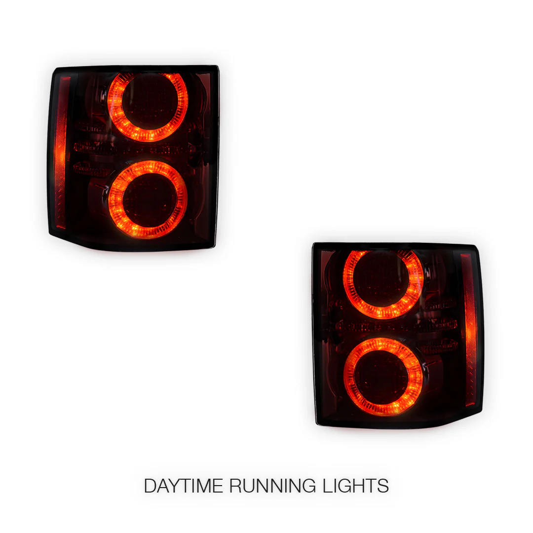 Land Rover Range Rover L322 (2007 - 2012) Black LED Tail Lights LH + RH - Image 3