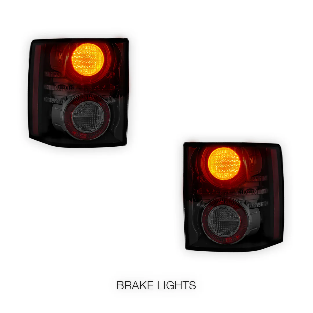 Land Rover Range Rover L322 (2007 - 2012) Black LED Tail Lights LH + RH - Image 5