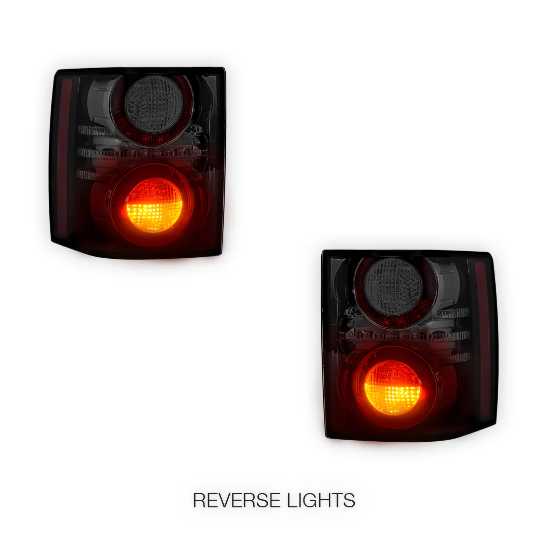 Land Rover Range Rover L322 (2007 - 2012) Black LED Tail Lights LH + RH - Image 6