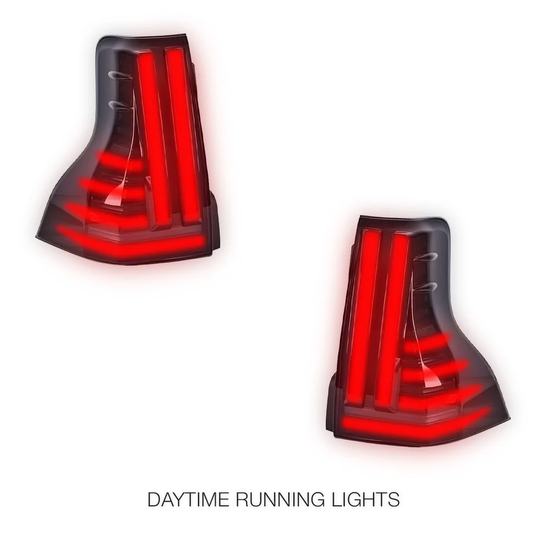 Lexus GX460 (2013 - 2018) Smoked LED Tail Lights LH + RH - Image 3