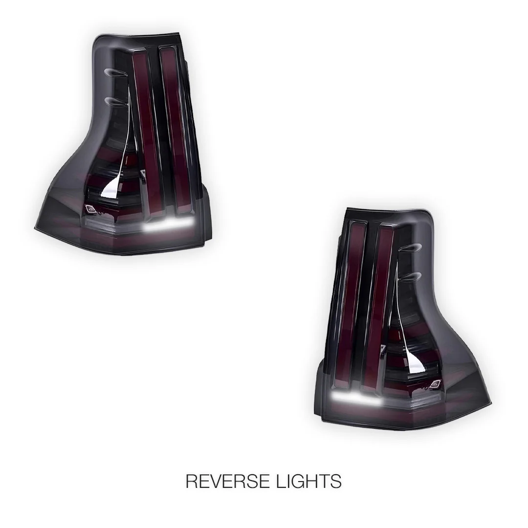 Lexus GX460 (2013 - 2018) Smoked LED Tail Lights LH + RH - Image 6