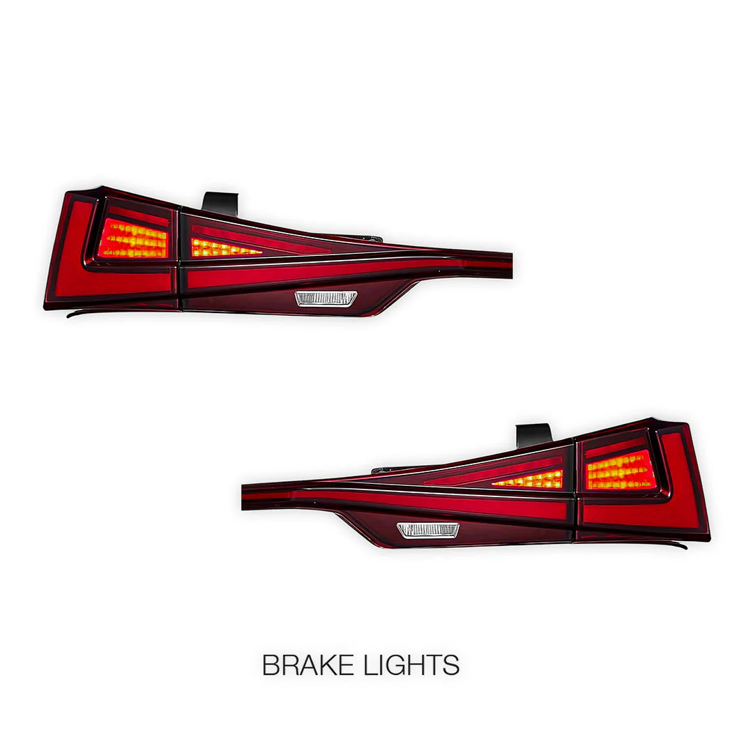 Lexus IS-F USE20 (2014) Sequential Red Full LED Tail Lights LH + RH - Image 3