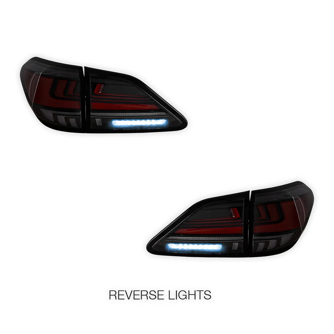 Lexus RX400h MHU38 (2008) Sequential Red Smoked LED Tail Lights LH + RH - Image 5