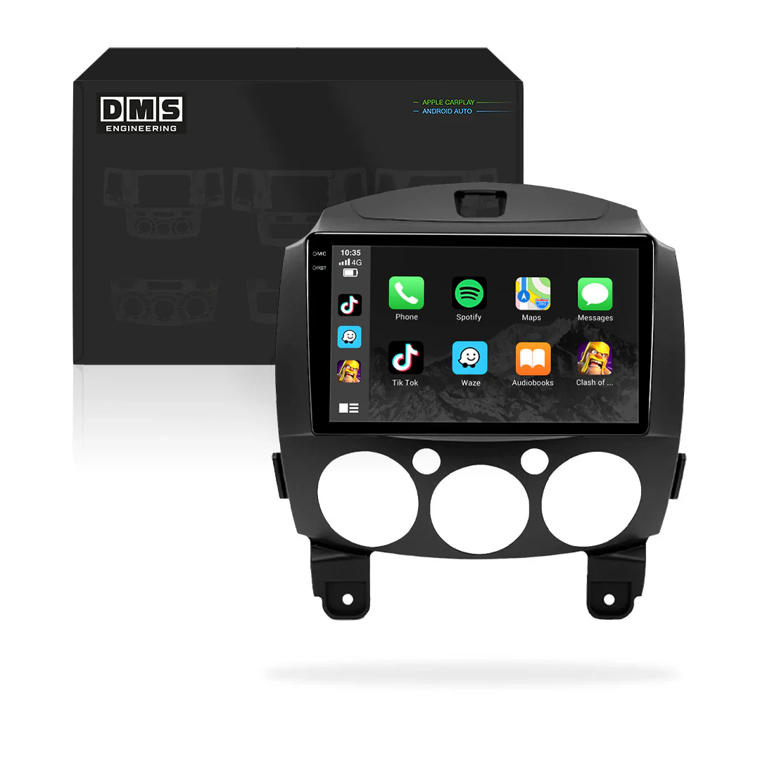 Mazda 2 DE (2007 - 2013) 9" 13.3" Wireless Android 16 Car Stereo for Apple CarPlay / Android Auto