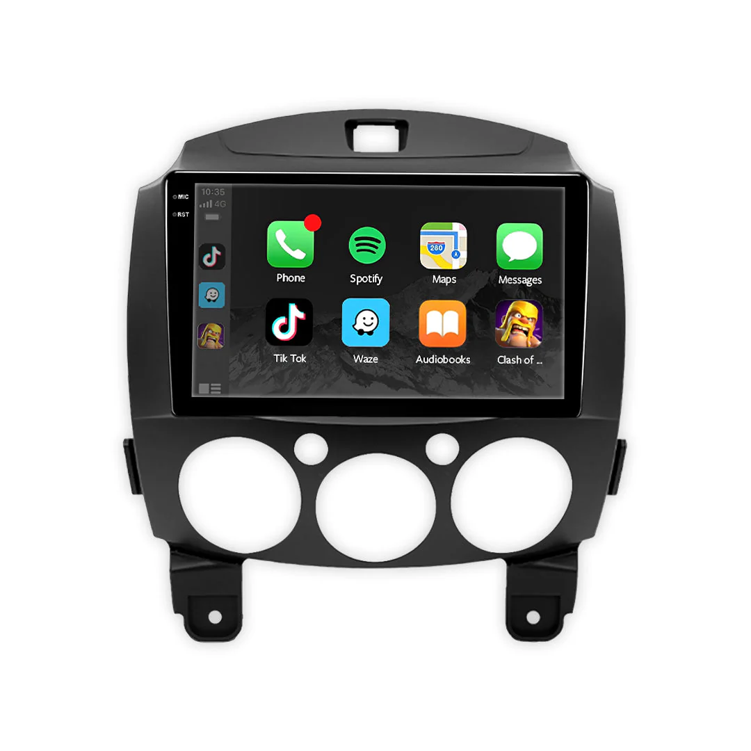 Mazda 2 DE (2007 - 2013) 9" 13.3" Wireless Android 16 Head Unit for Apple CarPlay / Android Auto - Image 2