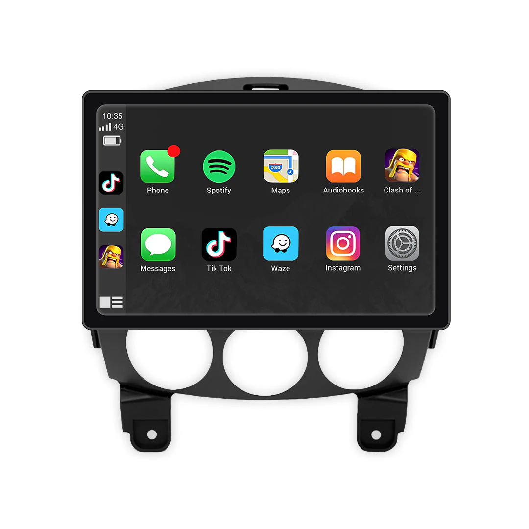 Mazda 2 DE (2007 - 2013) 9" 13.3" Wireless Android 16 Head Unit for Apple CarPlay / Android Auto - Image 5