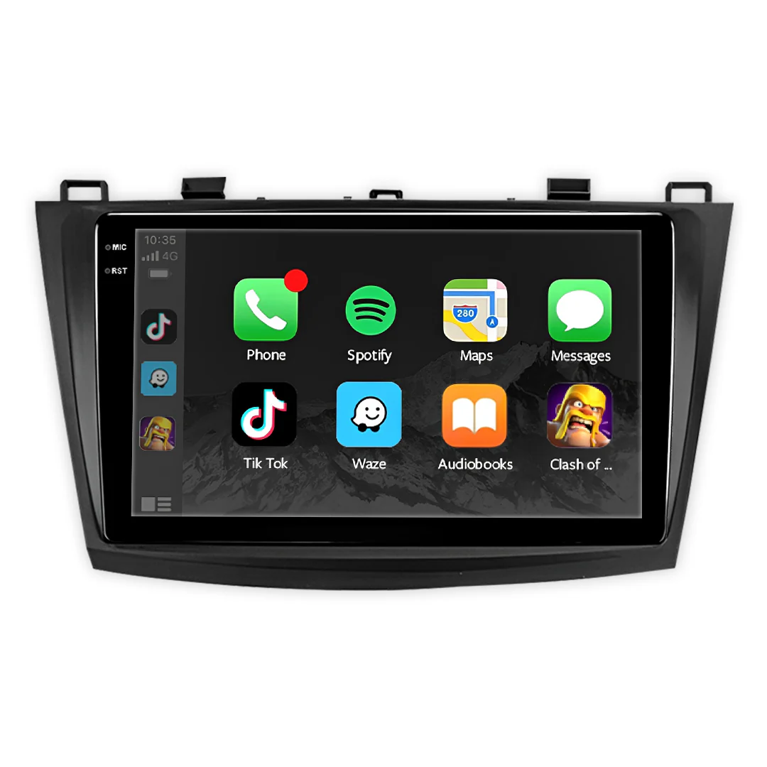 Mazda 3 BL (2010 - 2013) 9" Wireless Android 13 Touchscreen Stereo for Apple CarPlay / Android Auto - Image 2