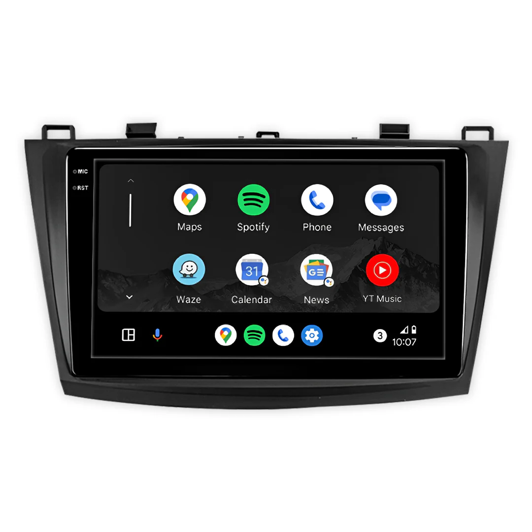 Mazda 3 BL (2010 - 2013) 9" Wireless Android 13 Touchscreen Stereo for Apple CarPlay / Android Auto - Image 3