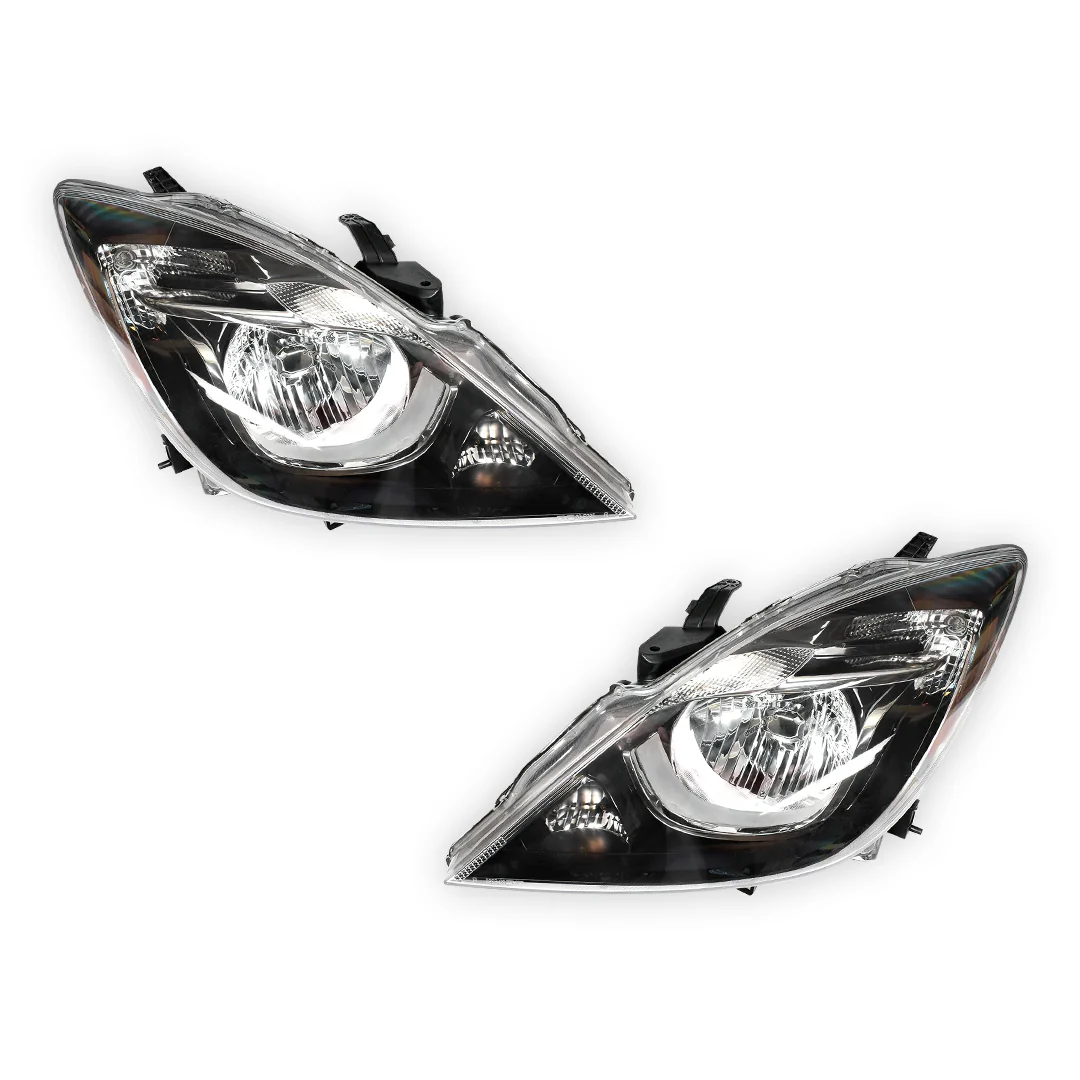Mazda BT-50 UP / UR Ute (2015 - 2020) Black Chrome Headlights LH + RH - Image 4