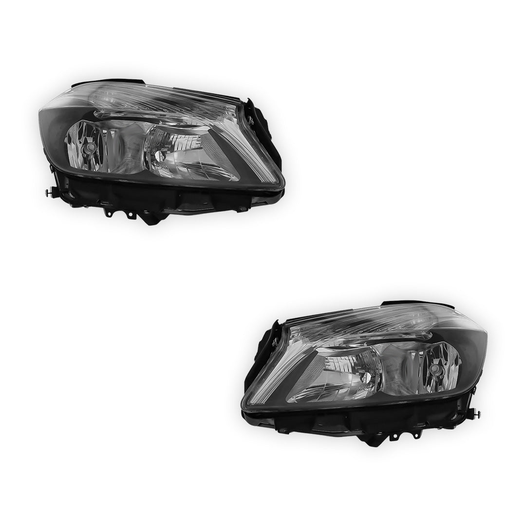 Mercedes Benz A Class Headlights 2012 - 2018 OEM-Style Aftermarket Left & Right - Image 2