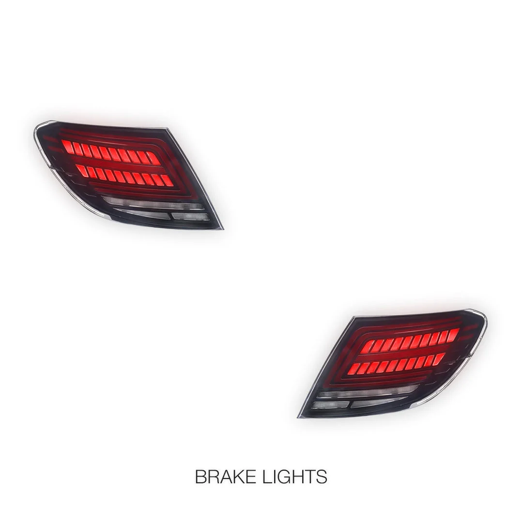 Mercedes-Benz C-Class W204 (2007 - 2014) Smoked Sequential Full LED Tail Lights LH + RH - Image 3