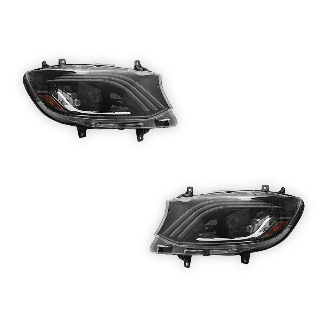 Mercedes-Benz Sprinter W907 (2019 - 2024) LED Sequential Projector Headlights LH + RH - Image 6