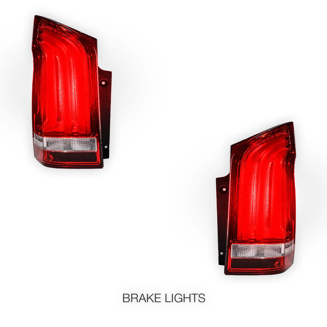 Mercedes-Benz V-Class W447 (2015 - 2024) Sequential LED Tail Lights LH + RH - Image 5
