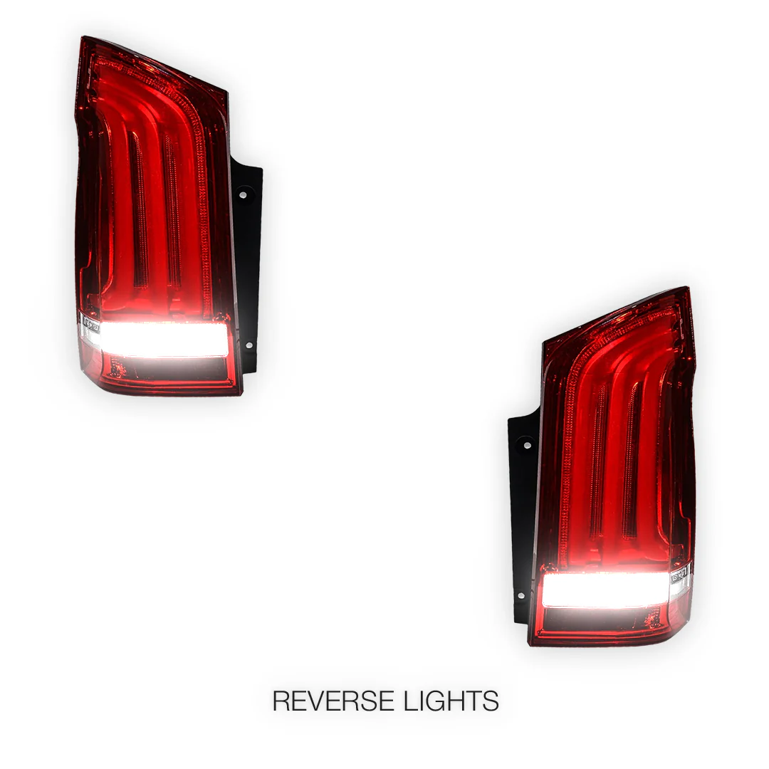 Mercedes-Benz V-Class W447 (2015 - 2024) Sequential LED Tail Lights LH + RH - Image 6