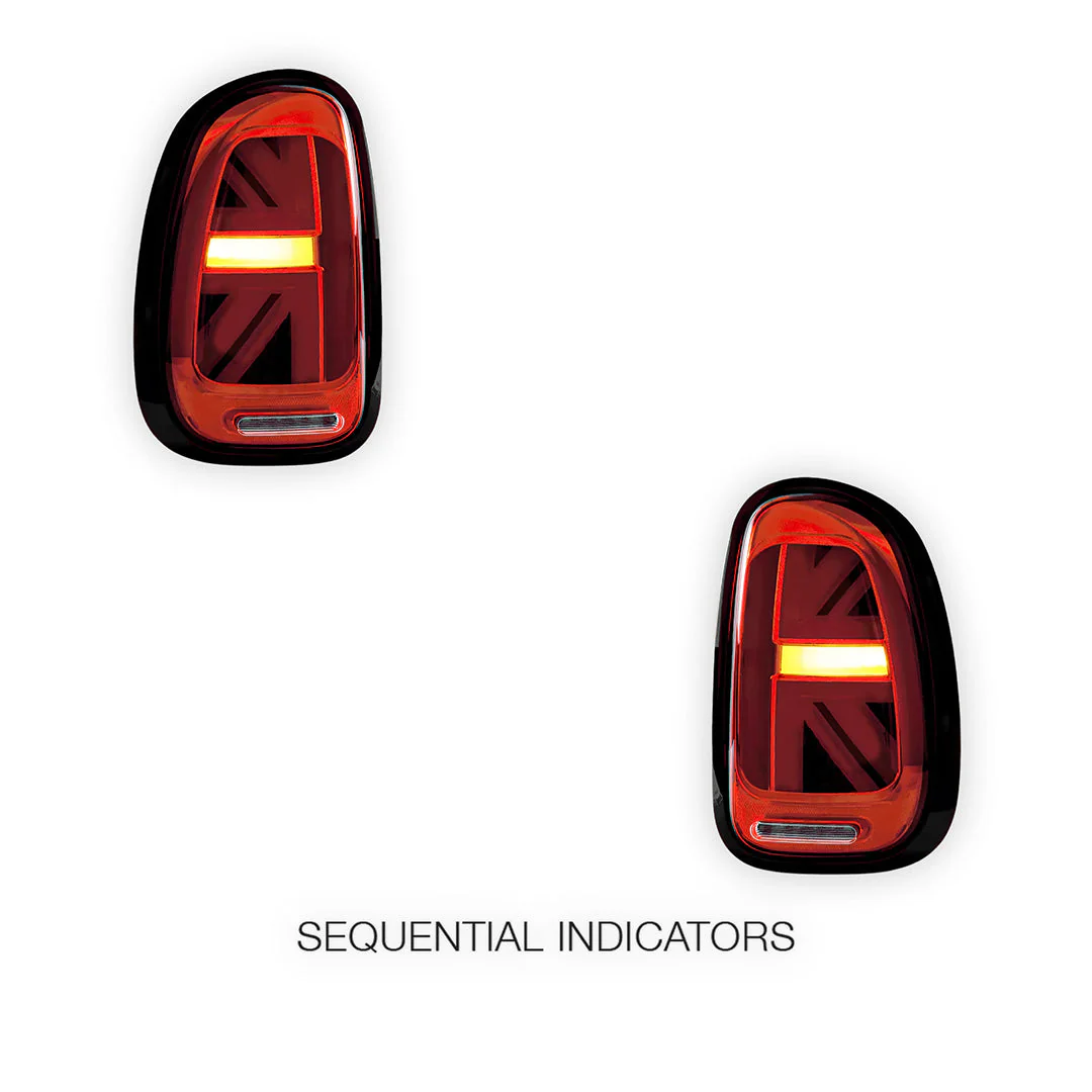 Mini Cooper Countryman R60 (2010 - 2016) Sequential Red LED Tail Lights LH + RH - Image 4