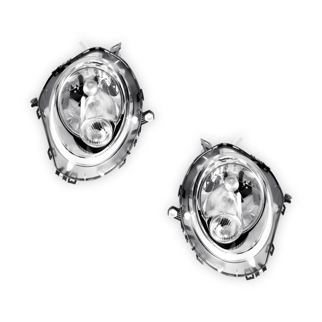 Mini Cooper R56 (2007 - 2010) OEM Style Headlights Clear Cap LH + RH - Image 3