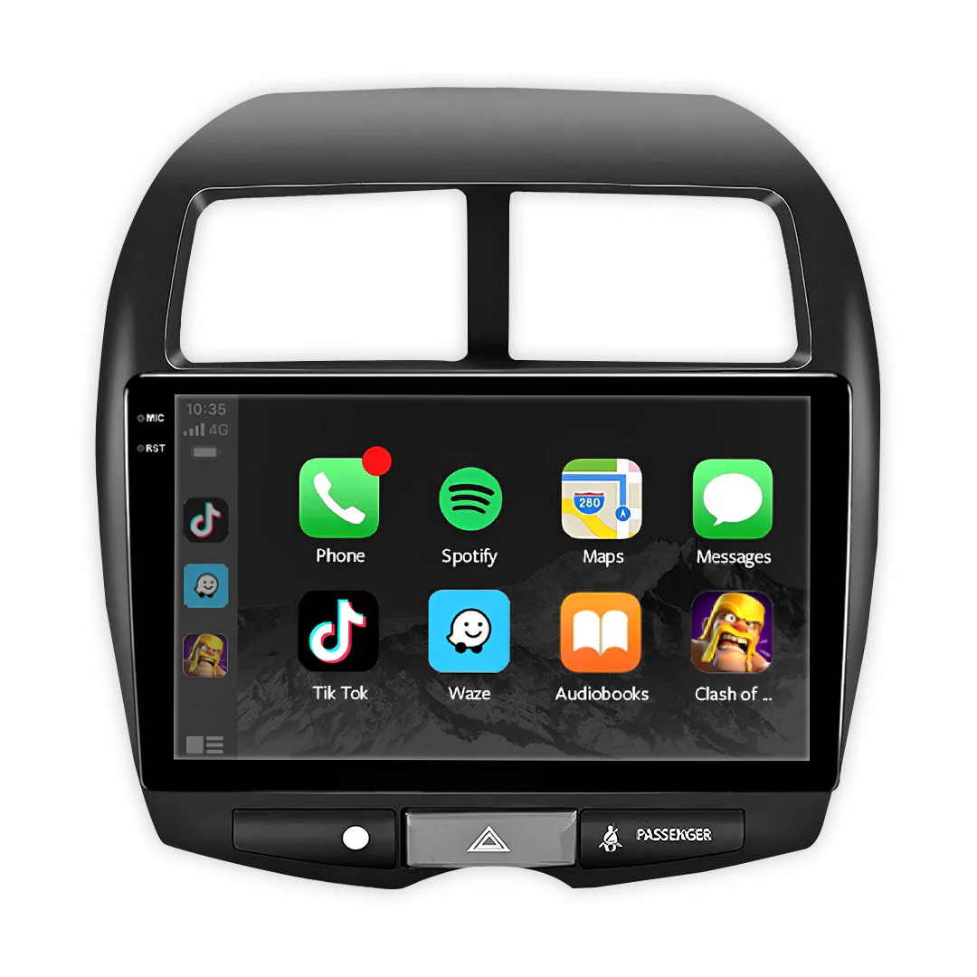 Mitsubishi ASX XA / XB / XC (2010 - 2019) 10" Wireless Android 16 Car Stereo for Apple CarPlay / Android Auto - Image 2