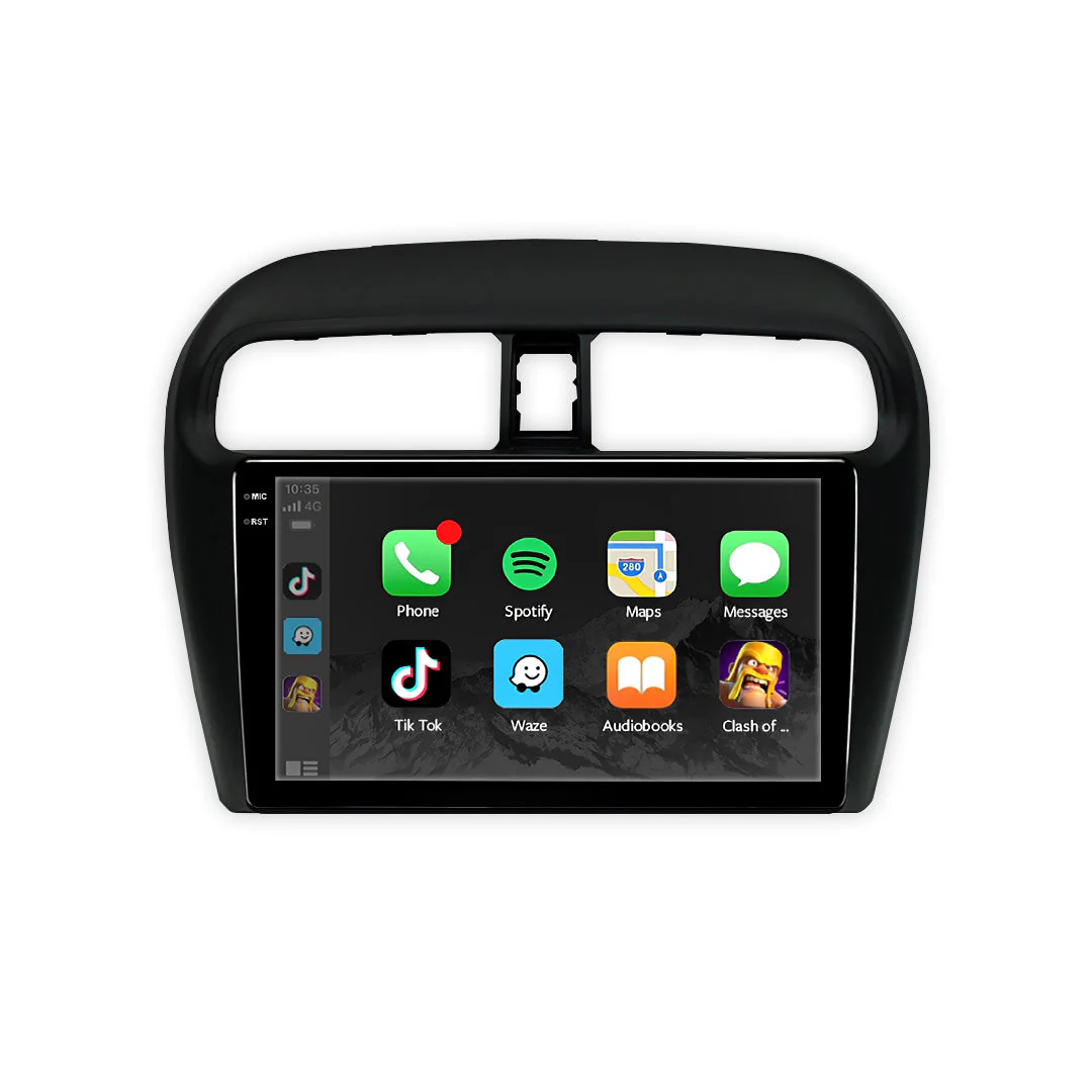 Mitsubishi Mirage LA (2012 - 2019) 9" 13.3" Wireless Android 16 Head Unit for Apple CarPlay / Android Auto - Image 2